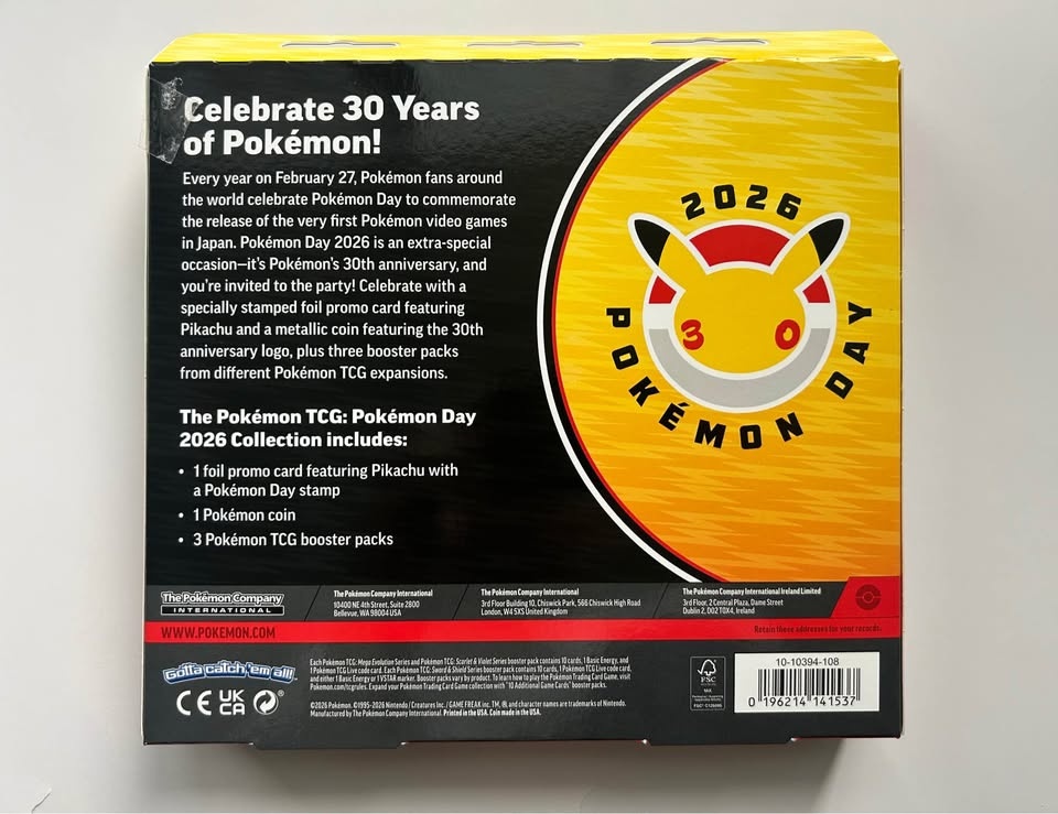 Pokemon Day 2026 Collection Box 30 Anniversary - photo 3