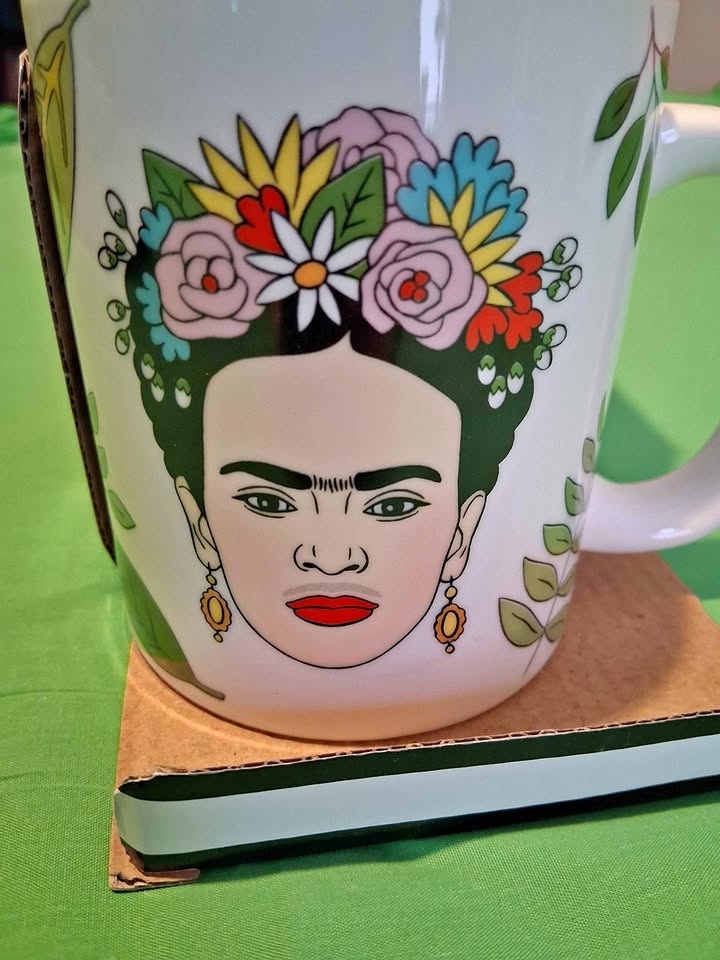 Frida Kahlo Floral Mug