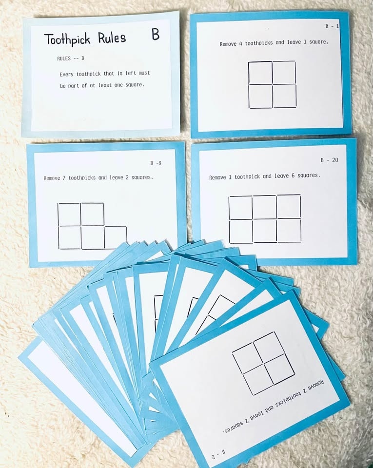 Math Toothpick Geometry for Problem Solving (Ages 4+) - photo 3