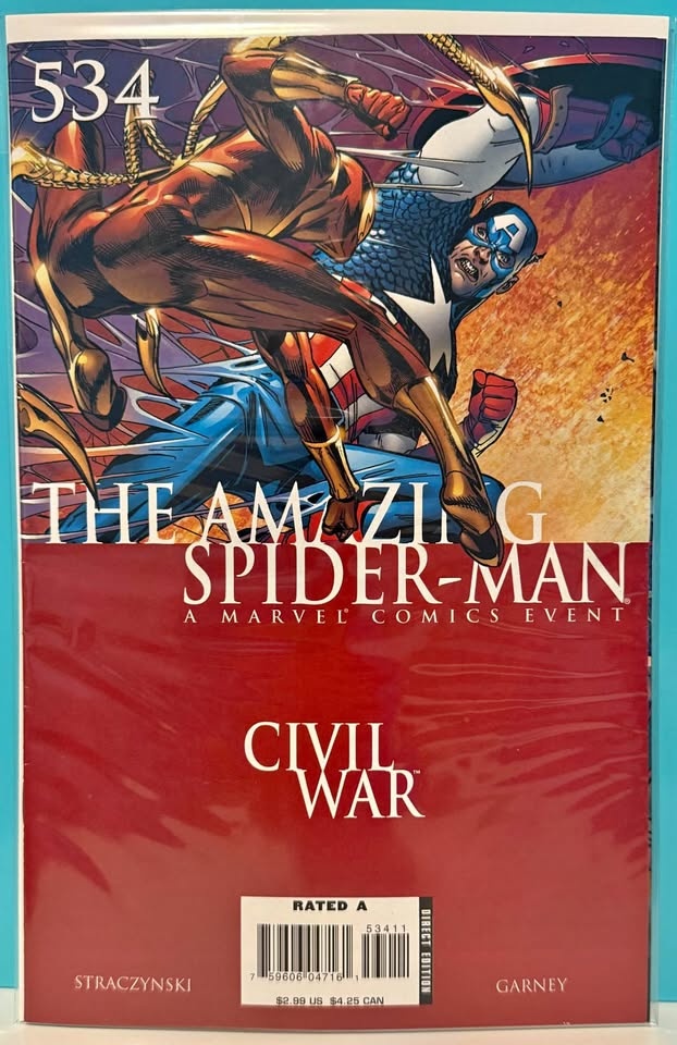 Amazing Spider-Man #534 Civil War Comic 2006 Marvel