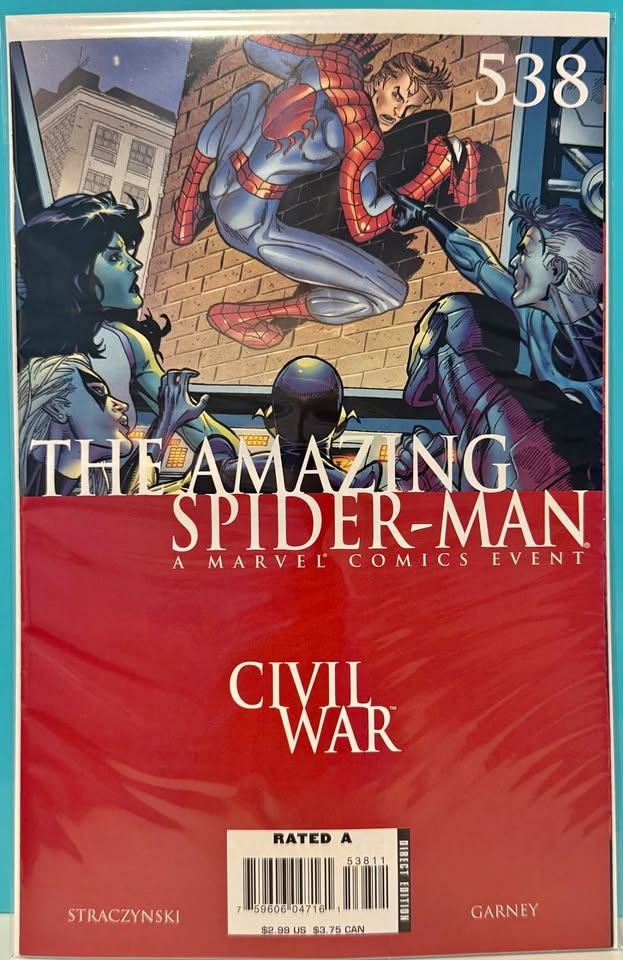 Civil War: Amazing Spider-Man #538 (2007 Marvel)