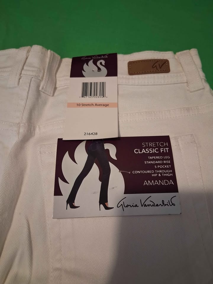 Woman's White Jean pant - photo 3