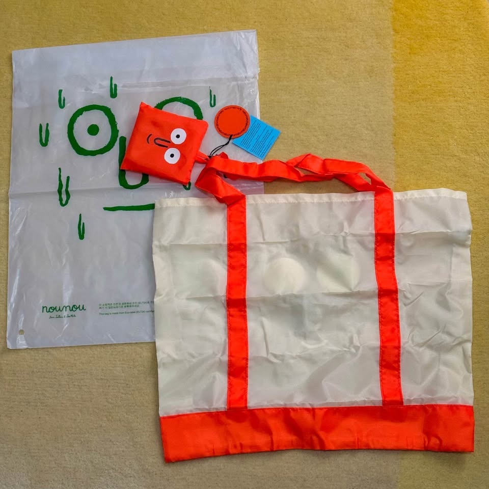 Packable Tote Bag from Korea - Jean Jullien NouNou - photo 3