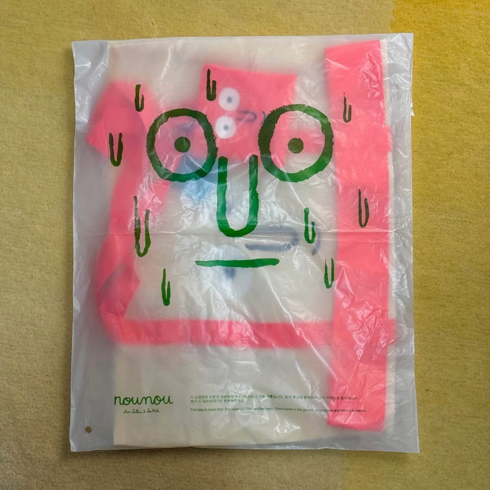 Packable Tote Bag from Korea - Jean Jullien NouNou - photo 4