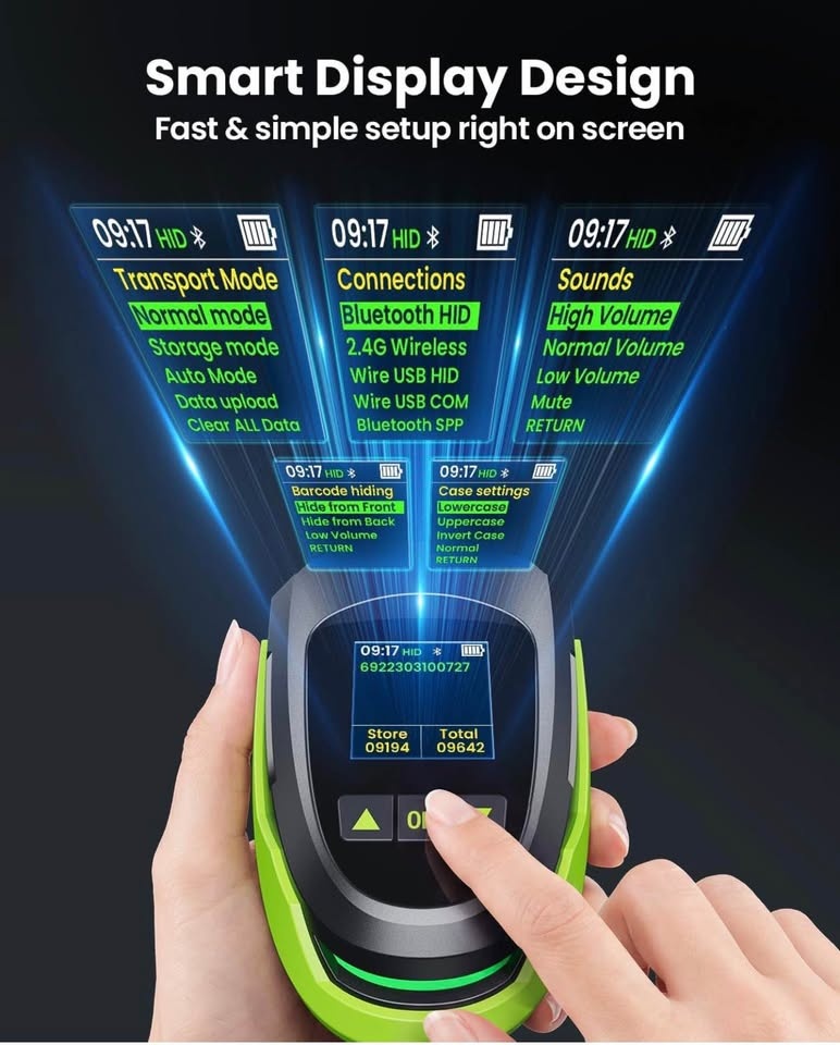 (New) Wireless Barcode Scanner with Screen - photo 2