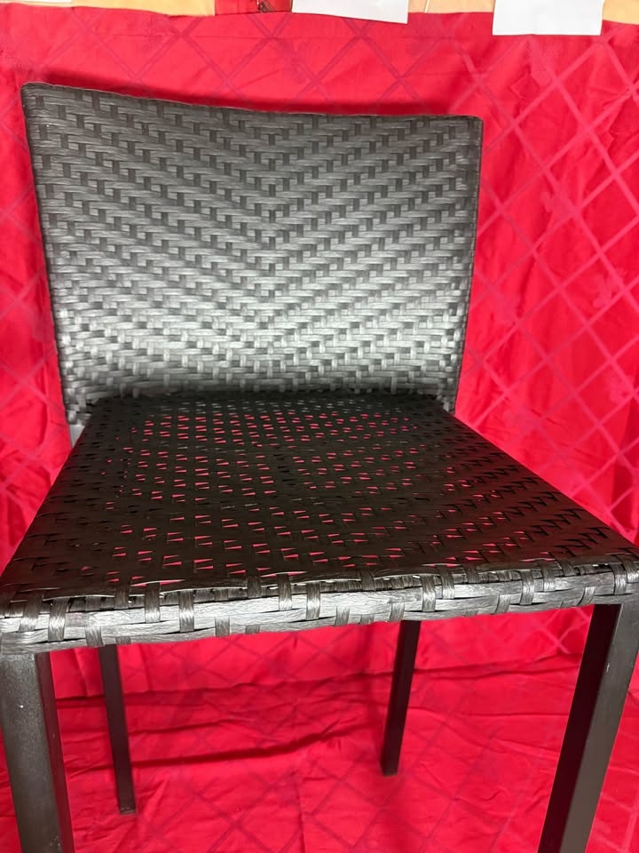 Dark Woven Outdoor Bar Stool - photo 5