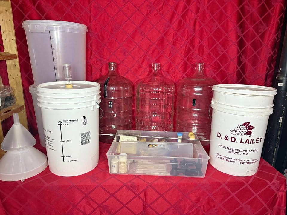 Home Wine Making Kit - Carboys, Fermentation Buckets & More