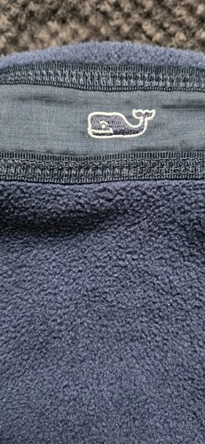 Vineyard Vines Men's XXL Navy Blue Fleece Vest Whale Logo - photo 3