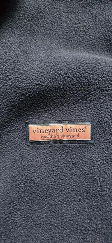 Vineyard Vines Men's XXL Navy Blue Fleece Vest Whale Logo - photo 4