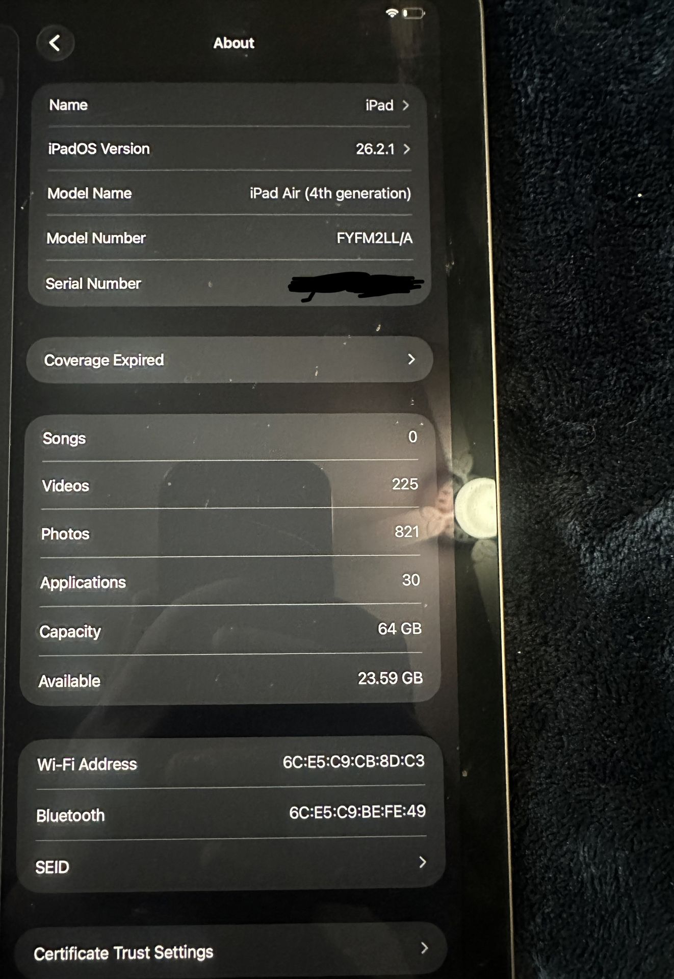 iPad Air 4th Gen 64GB w/ Box - photo 3