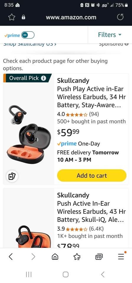SKULLCANDY bluetooth headphones. - photo 4