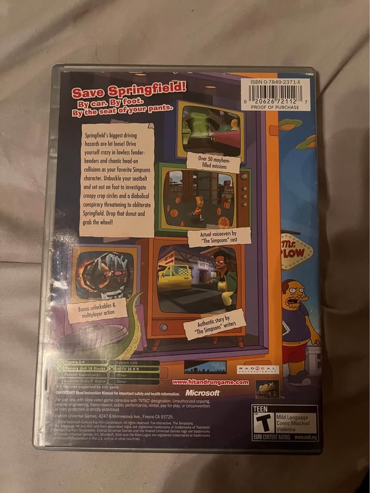 The Simpsons: Hit & Run for Original Xbox - photo 2