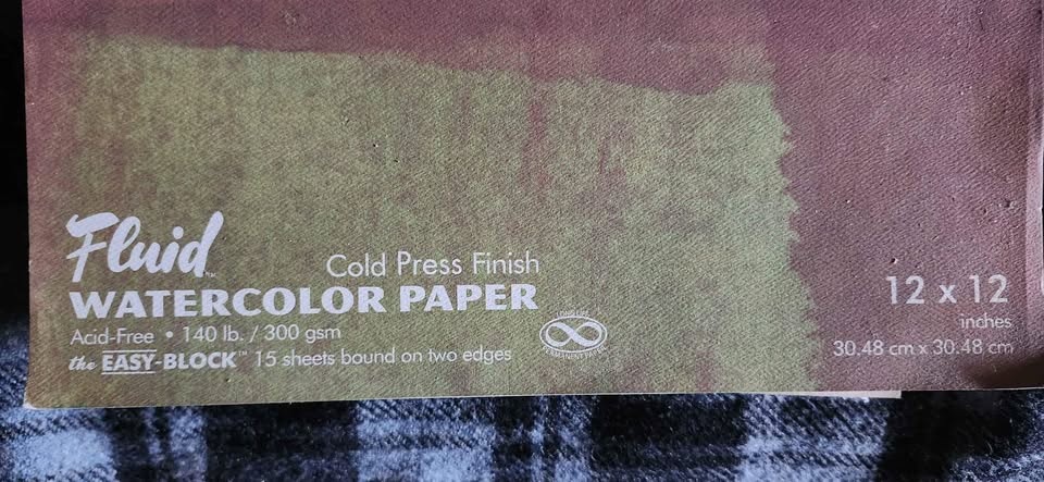 Watercolor Paper Book, 12x12 inches, 15 Sheets - photo 2