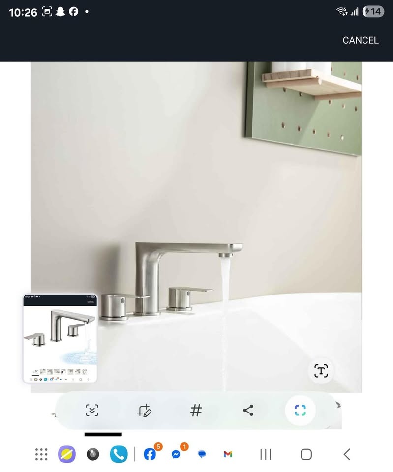 Deck Mount Tub Faucet Brushed Nickel Roman Tub Faucet 2 Handles - photo 2