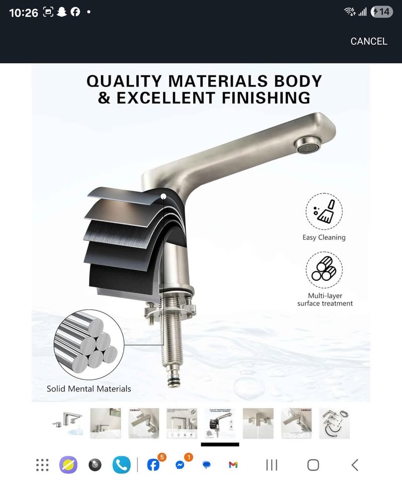Deck Mount Tub Faucet Brushed Nickel Roman Tub Faucet 2 Handles - photo 5
