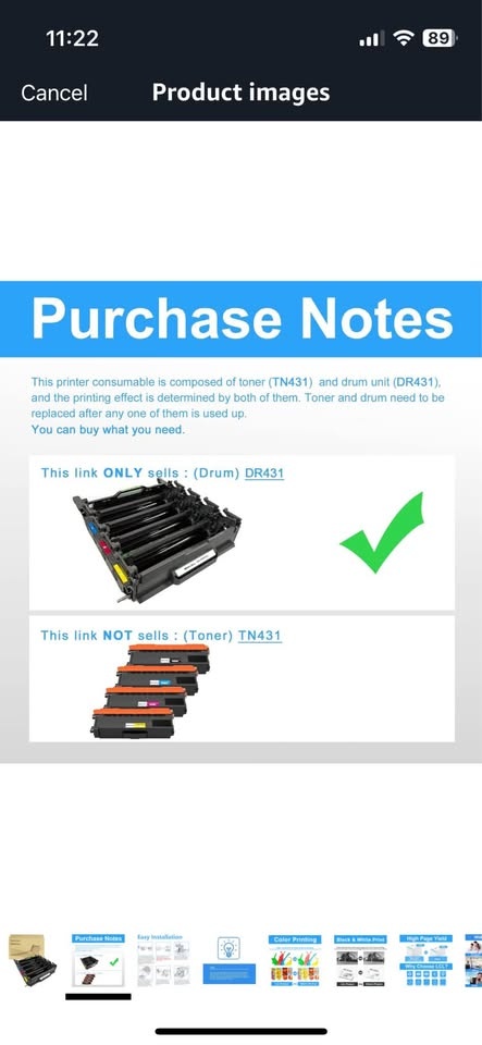 LCL Compatible Drum Unit for Brother DR431CL - photo 2