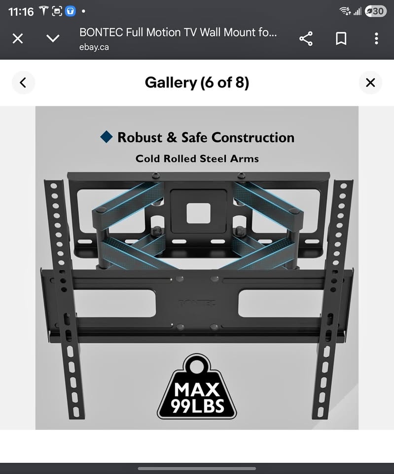 TV Wall Mount for 23-70 Inch TVs