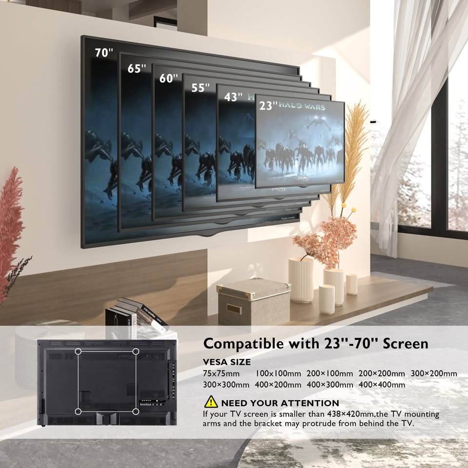 TV Wall Mount for 23-70 Inch TVs - photo 2