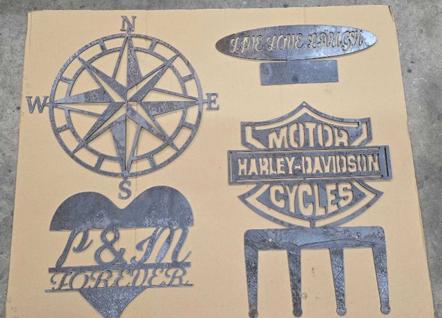 Custom CNC plasma cutouts