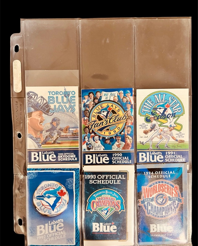 Toronto Blue Jays Pocket Schedule Set (1977-2020) - photo 3