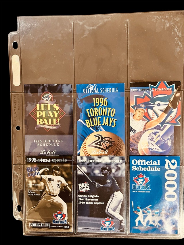Toronto Blue Jays Pocket Schedule Set (1977-2020) - photo 4