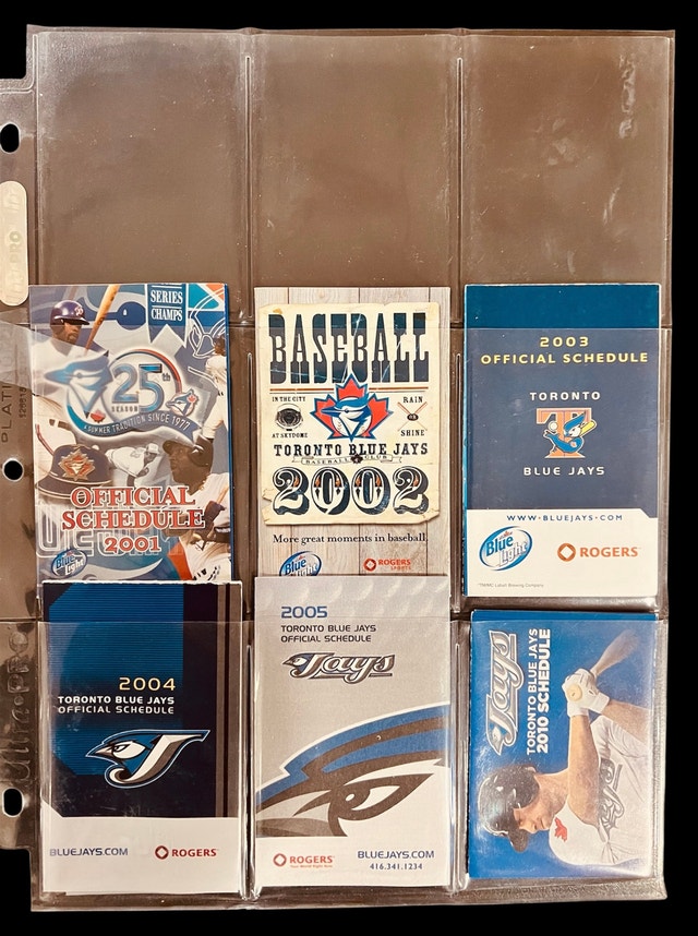 Toronto Blue Jays Pocket Schedule Set (1977-2020) - photo 5
