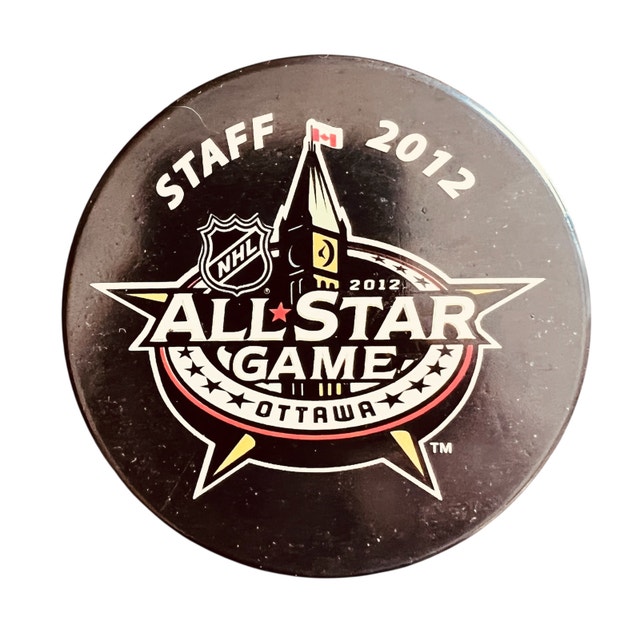 2012 NHL Ottawa All Star Game Puck