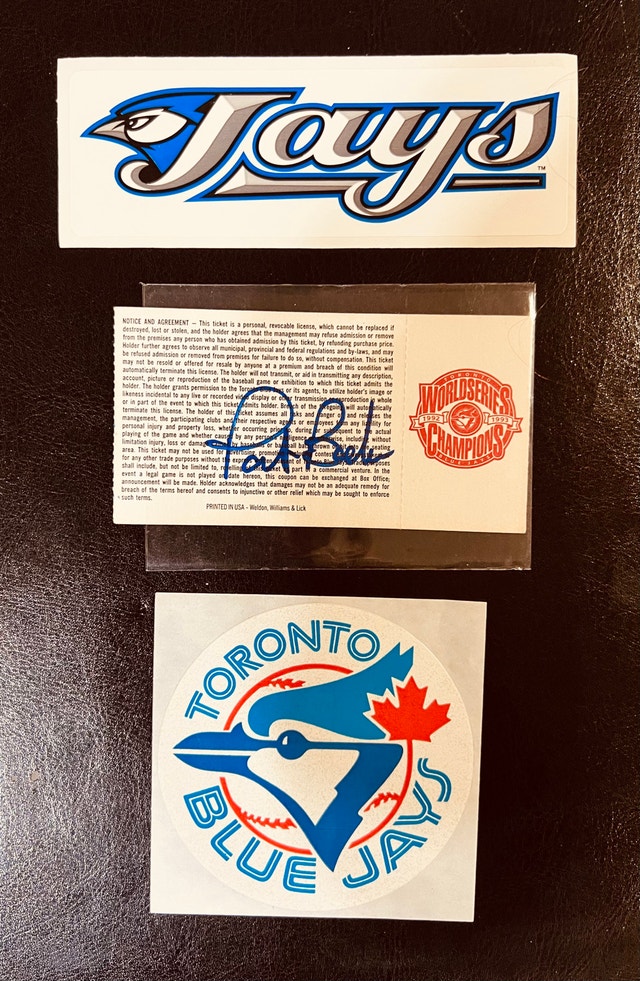 Toronto Blue Jays Pat Borders Autograph