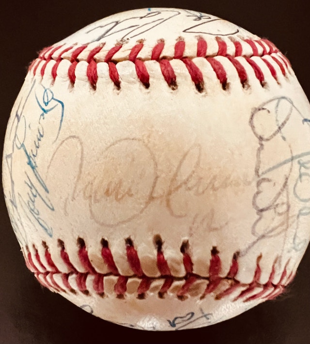 1993 Toronto Blue Jays Autographed World Series Baseball - photo 2