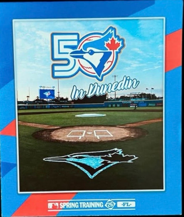 Daulton Varsho Signed Baseball with 2026 Blue Jays Schedule - photo 3