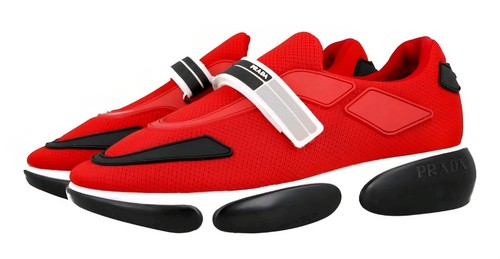 PRADA Sneakers Bike Cloudbust - Red White Black - NEW - US 7 EU
