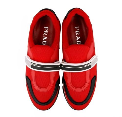 PRADA Sneakers Bike Cloudbust - Red White Black - NEW - US 7 EU - photo 2