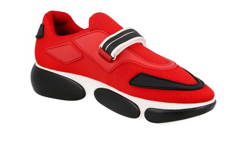 PRADA Sneakers Bike Cloudbust - Red White Black - NEW - US 7 EU - photo 4