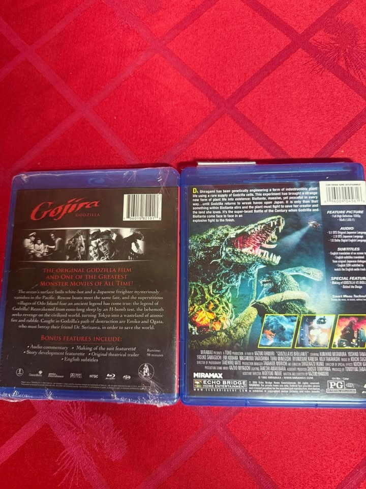 New Godzilla Blu-ray Movies - Gojira & Godzilla vs Biollante Set - photo 3