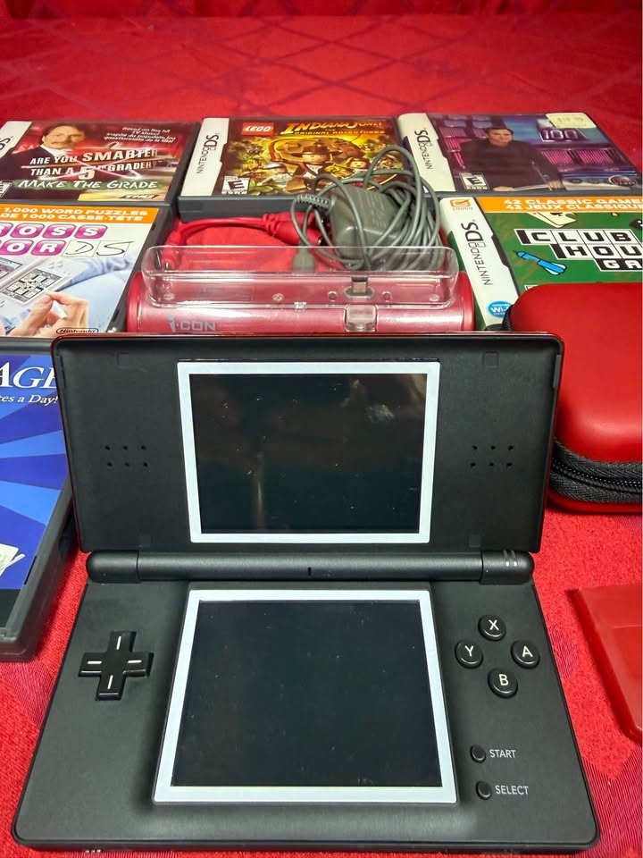 Nintendo DS Lite Red Console Bundle, Games & Accessories - photo 2