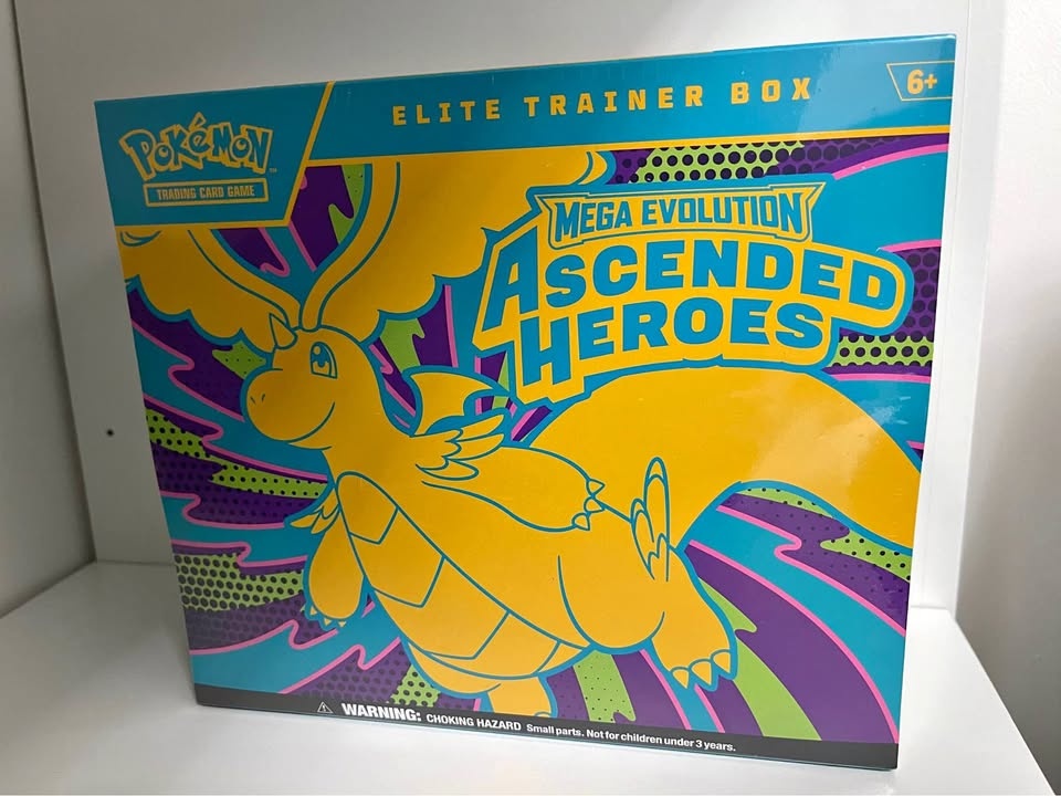 Pokémon Elite Trainer Box Mega Evolution Ascended Heroes