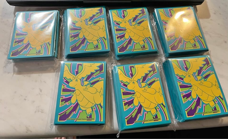 New Sealed Pokémon Dragonite Card Sleeves - 10 Packs