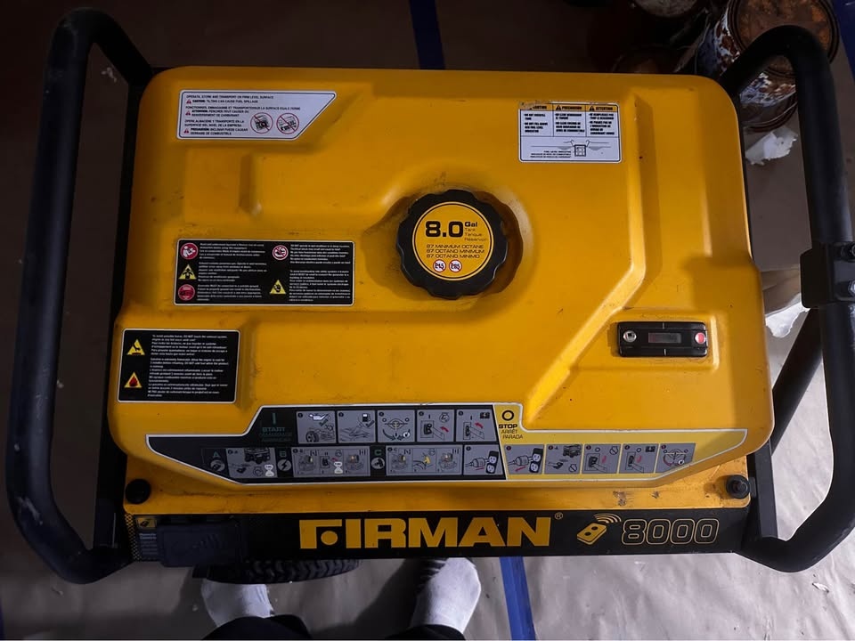 Firman 8000 Watt Generator - photo 3