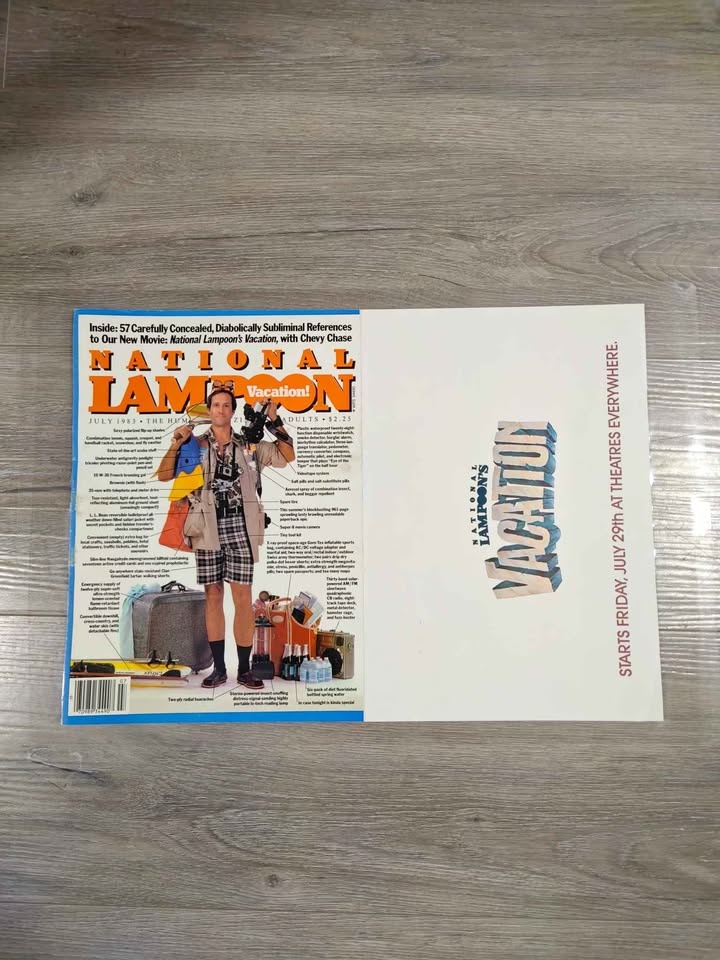 Vintage Rare 1983 National Lampoon's Vacation Movie Poster - photo 2