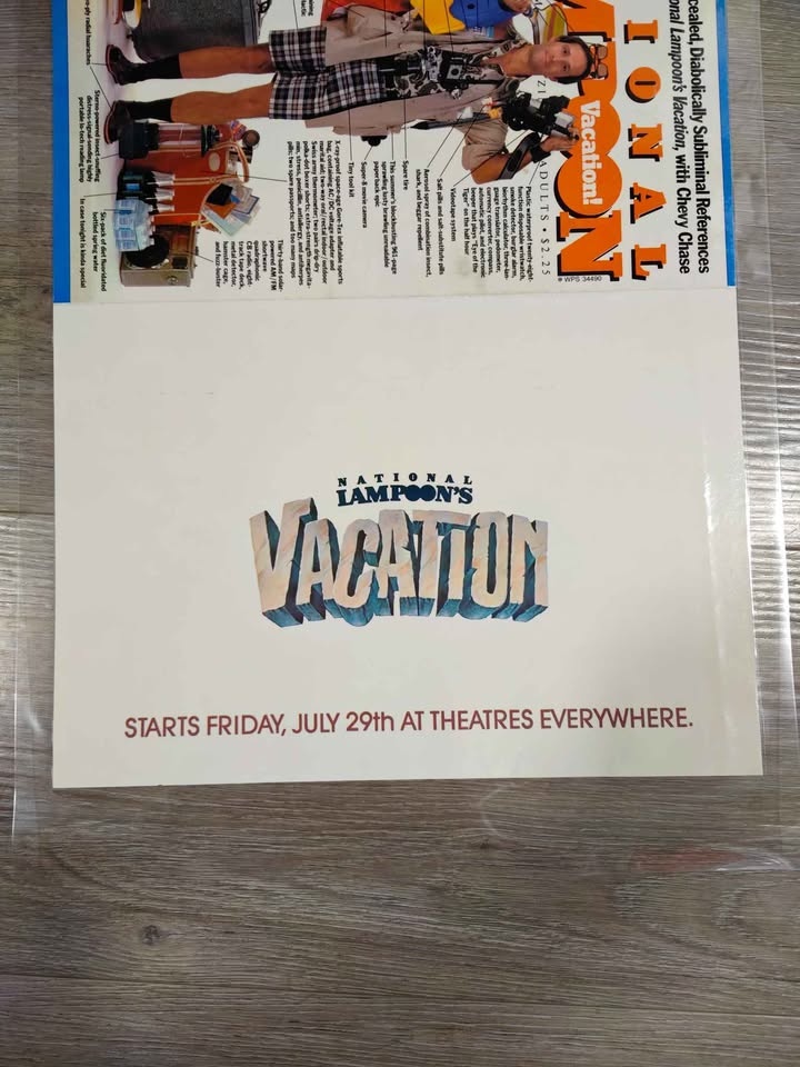 Vintage Rare 1983 National Lampoon's Vacation Movie Poster - photo 4