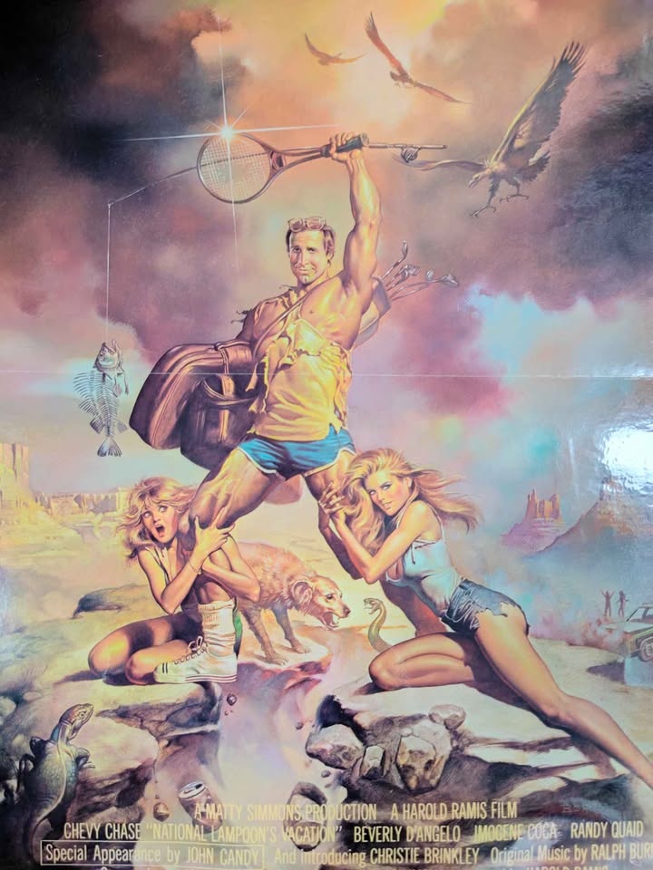 Vintage Rare 1983 National Lampoon's Vacation Movie Poster - photo 5