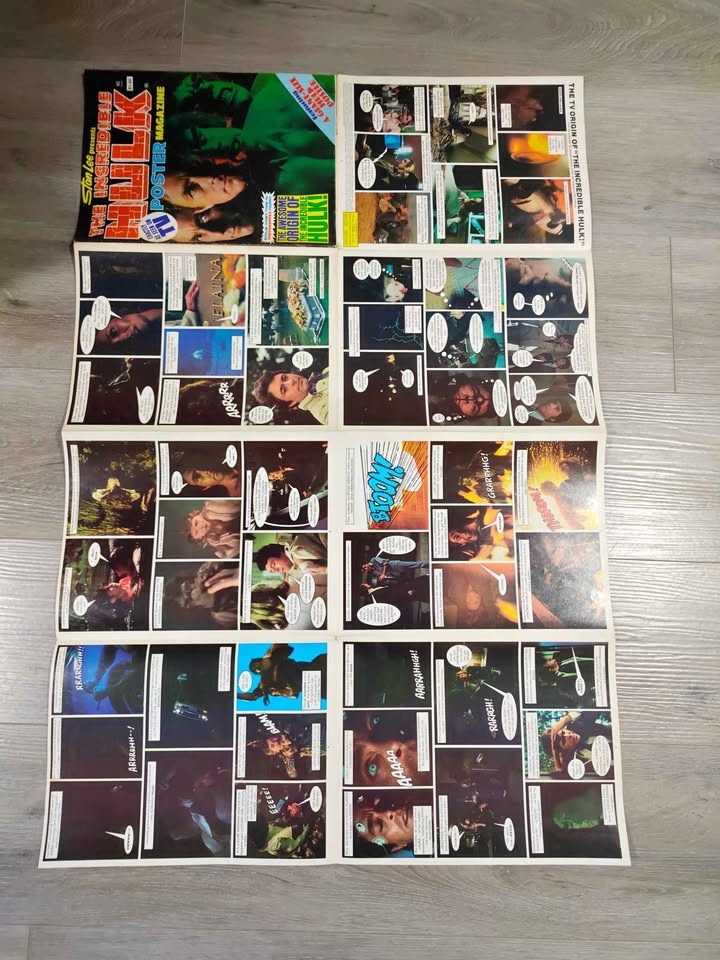 Vintage Rare 1979 Incredible Hulk Poster - photo 5