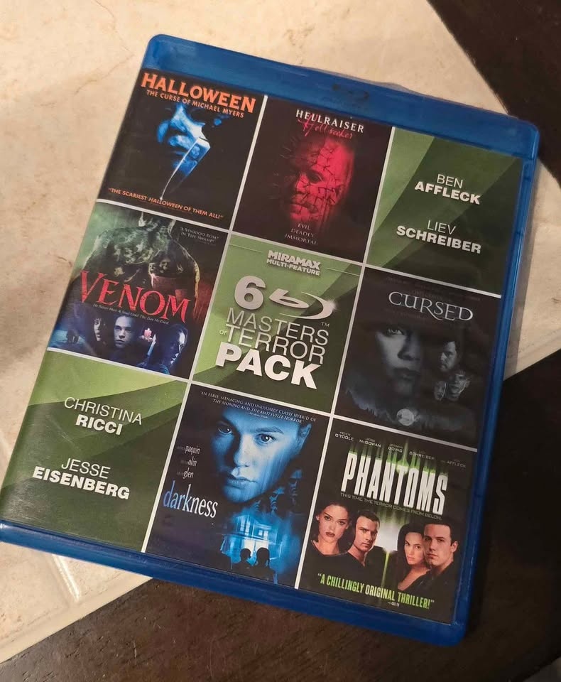 6 Masters of Terror Pack Blu-ray OOP