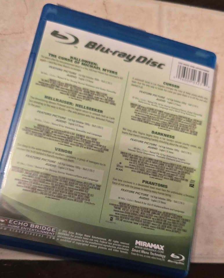 6 Masters of Terror Pack Blu-ray OOP - photo 2