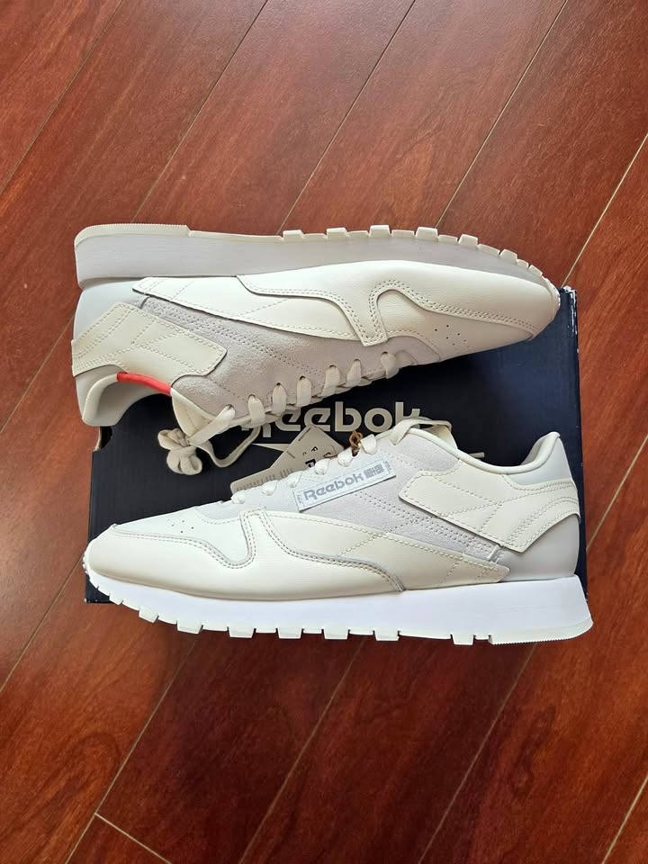 Reebok Classic Leather - Chalk Cold Grey US Men 10