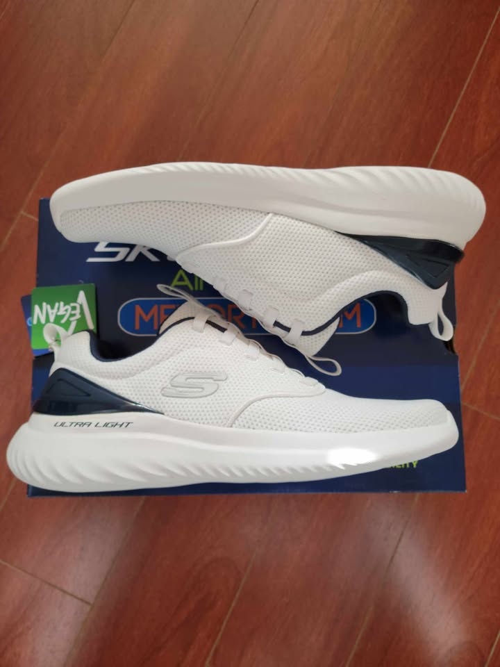 Skechers Men's Bounder 2.0 Howlite - White/Navy