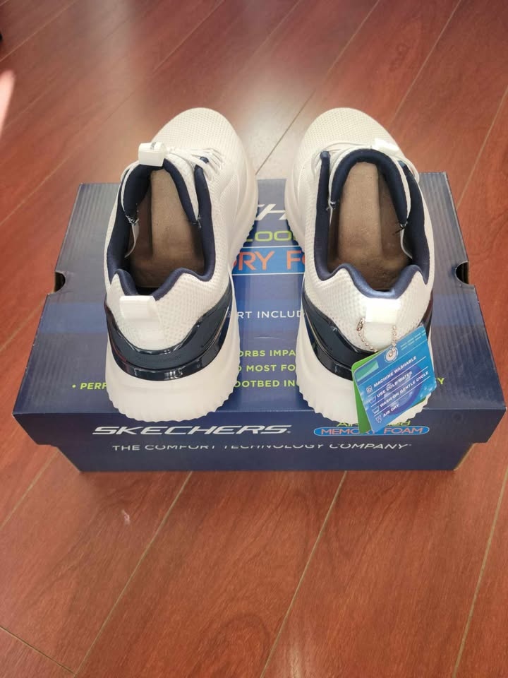 Skechers Men's Bounder 2.0 Howlite - White/Navy - photo 5