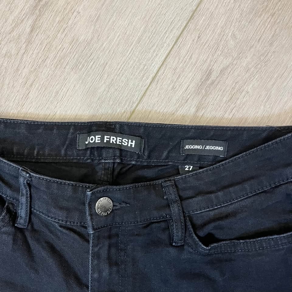 JOE FRESH Distressed Black Women's Skinny Jeans/Jeggings - Size - photo 4