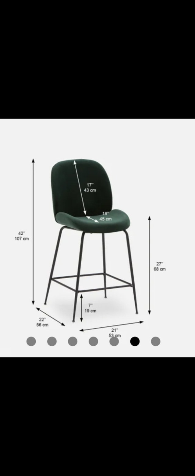 Strucktube Green Bar Stools - Set of 2 - photo 3