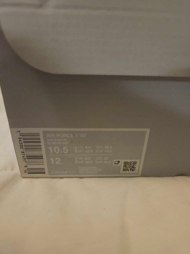 Air Force 1 - Size 10.5 Mens (White) - photo 5